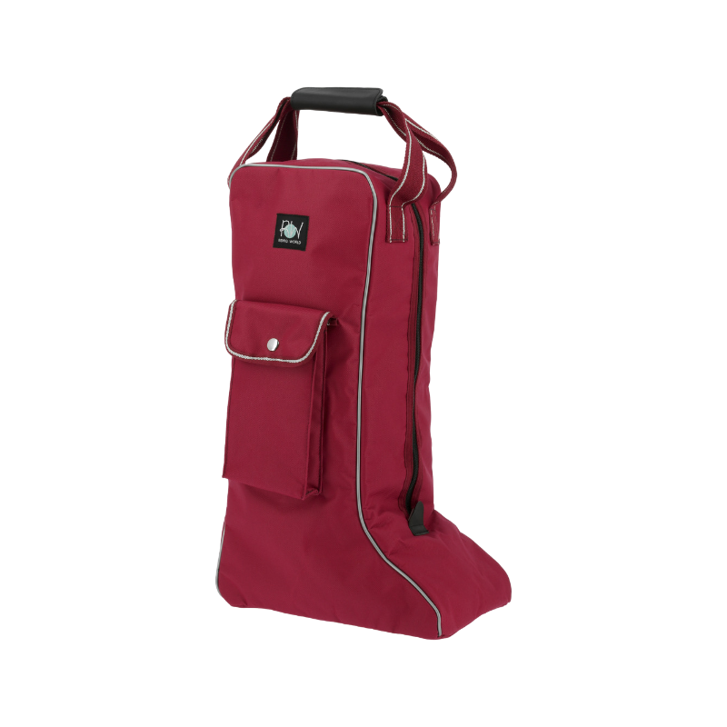 Riding World - Sac à bottes bordeaux | - Ohlala