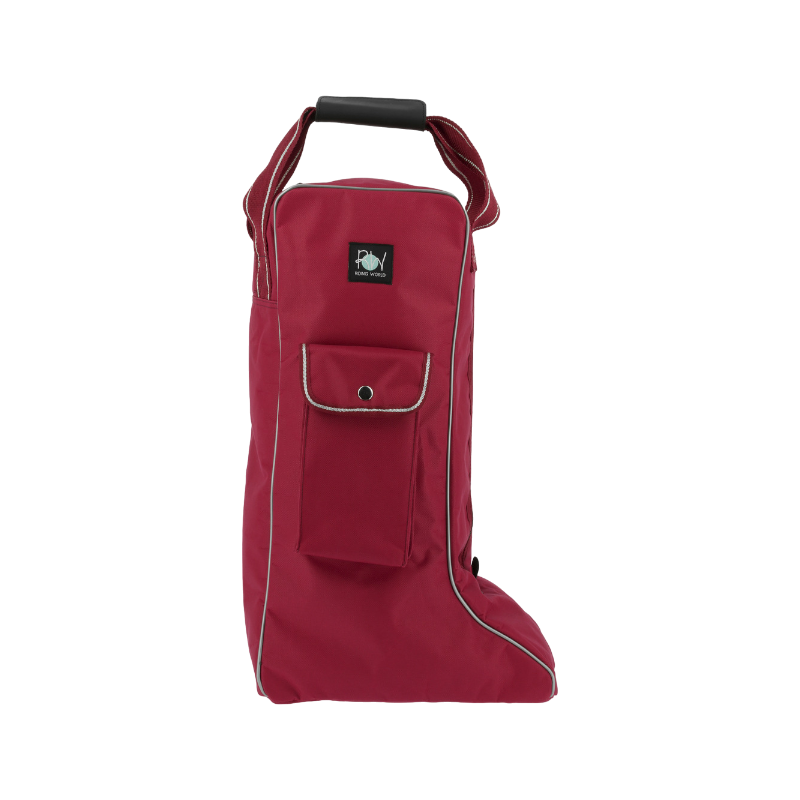 Riding World - Sac à bottes bordeaux | - Ohlala