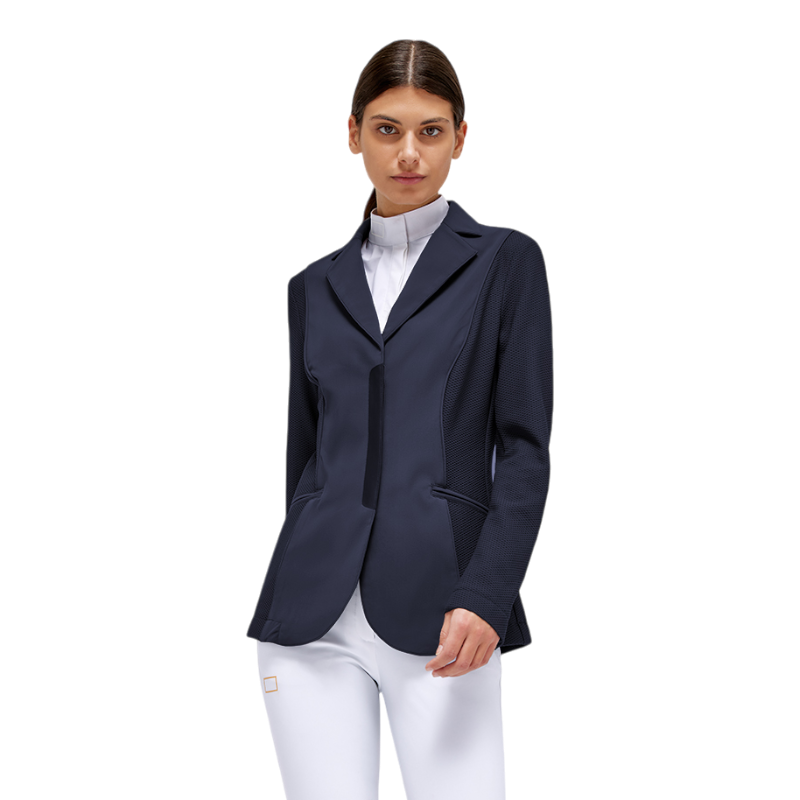 RG Italy - Veste de concours femme Jersey Mesh Zip marine | - Ohlala