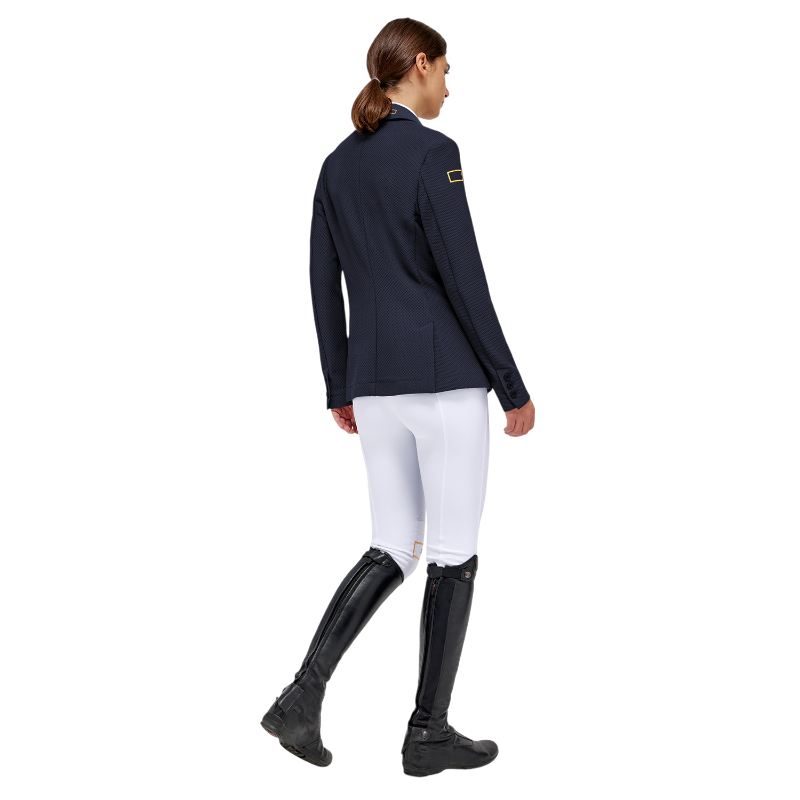 RG Italy - Veste de concours femme Jersey Mesh Zip marine | - Ohlala