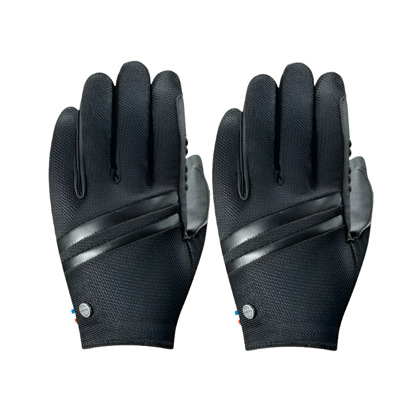 Racer - Gants d'équitation mesh sensation noir | - Ohlala