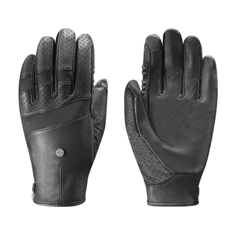 Racer - Gants d'équitation compétition cuir Ambition noir | - Ohlala