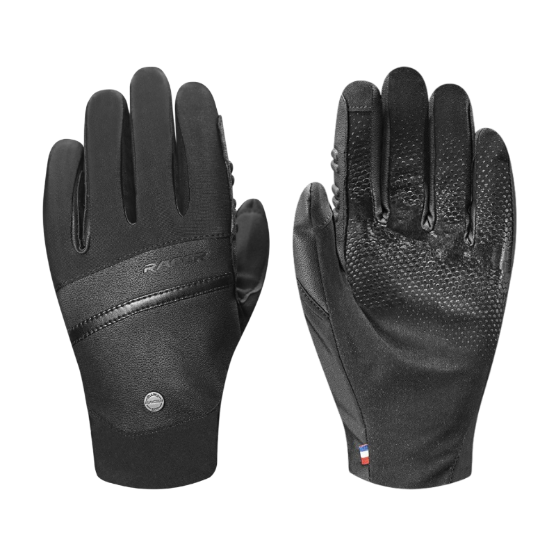 Racer - Gants d'équitation grip Précision noir | - Ohlala