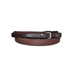 Canter - Paardenteugels rubber 12mm bruin | - Ohlala