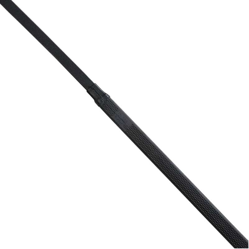 Eric Thomas - Rênes caoutchouc eric thomas pro 16mm noir | - Ohlala