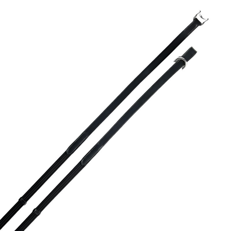 Riding World - Rênes sangle conway noir | - Ohlala