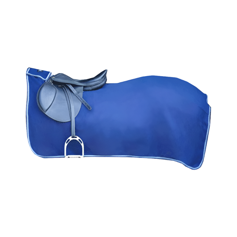 Riding World - Couvre-reins polaire marine 220g | - Ohlala