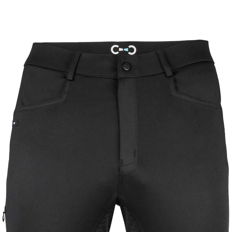 Riding World - Pantalon d'équitation homme River noir