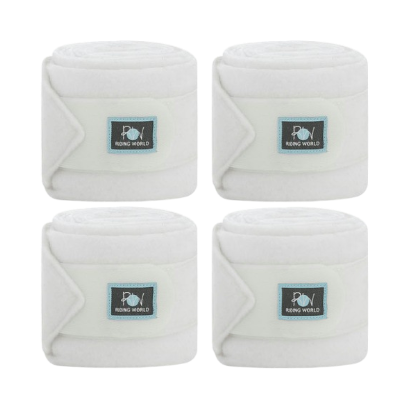 Riding World - Eco polo bandages wit (x4) | - Ohlala