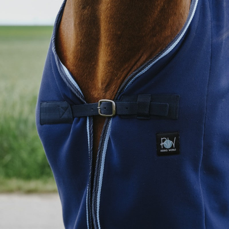 Riding World - Chemise séchante marine | - Ohlala