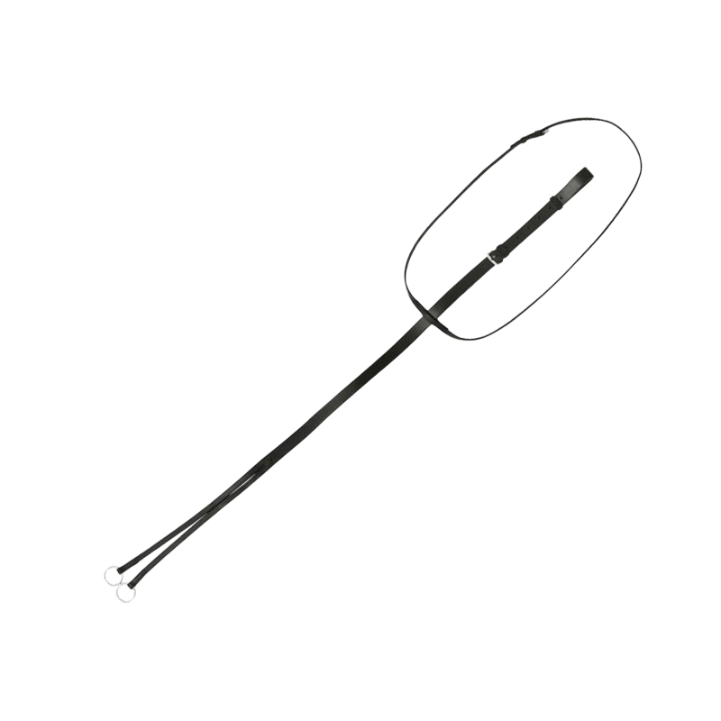 Riding World - Martingale à anneaux noir | - Ohlala