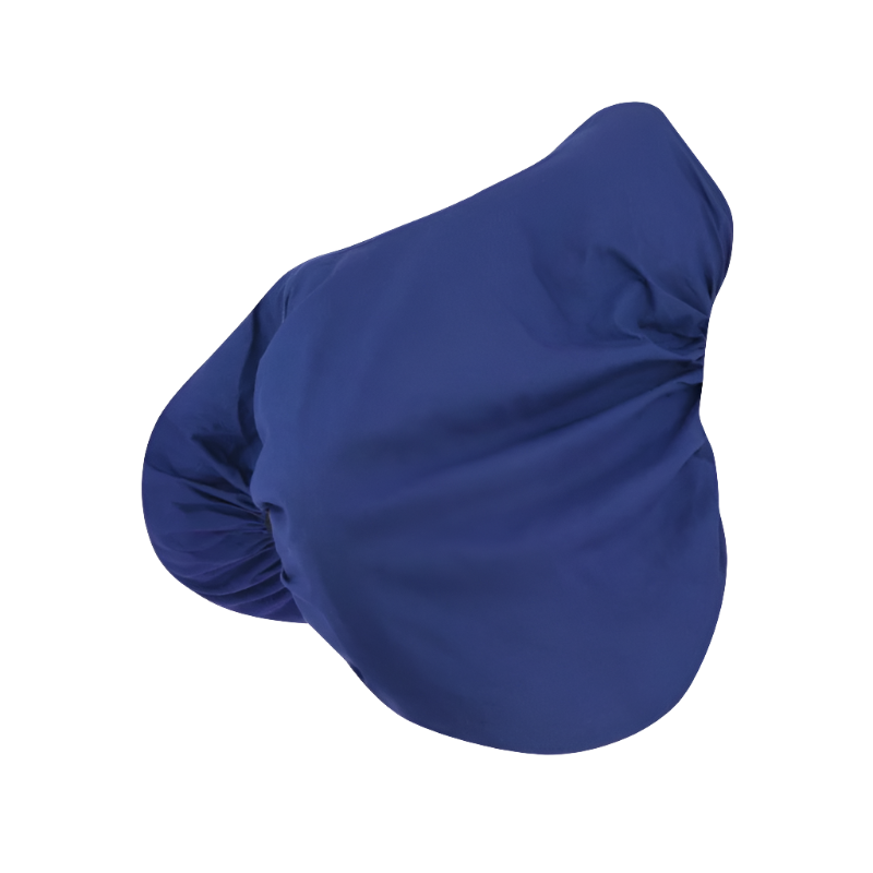 Riding World - Housse de selle en coton bleu roi | - Ohlala