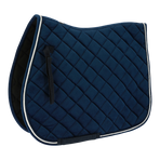 Riding World - Tapis de selle Velours marine | - Ohlala