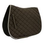 Riding World - Tapis de selle Velours marron | - Ohlala