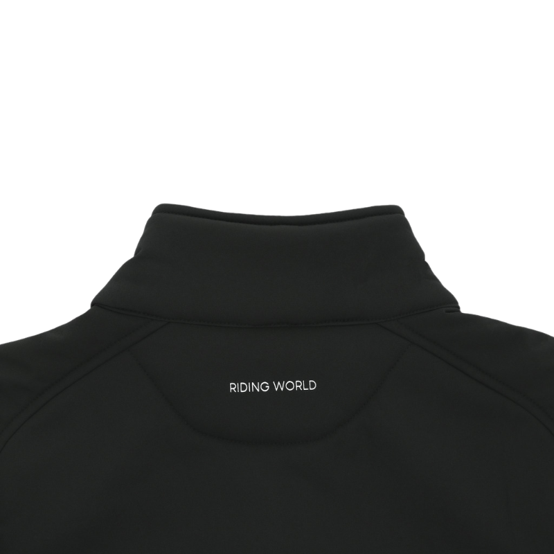 Riding World - Veste manches longues softshell homme Ruben noir | - Ohlala