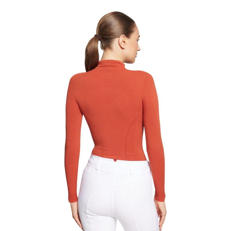 Samshield - Baselayer manches longues femme Alicia Turtle Neck copper coin