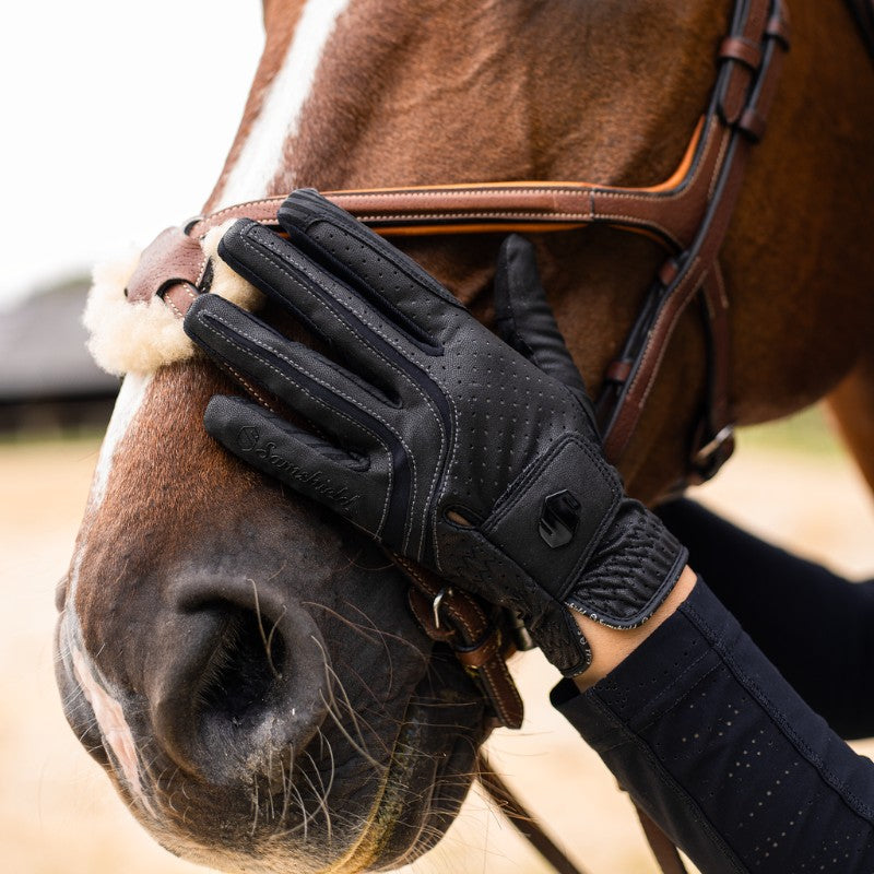 Samshield - Gants V-Skin blazon noir/ noir brillant | - Ohlala
