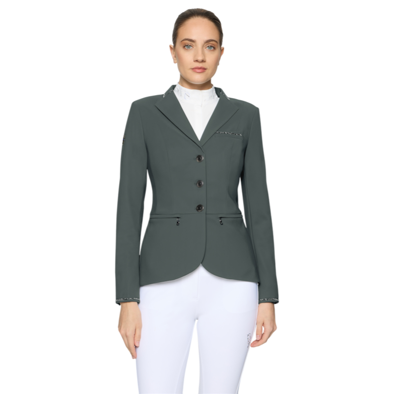 Samshield - Pantalon d'équitation femme Adèle Crystal Fabric dark forest