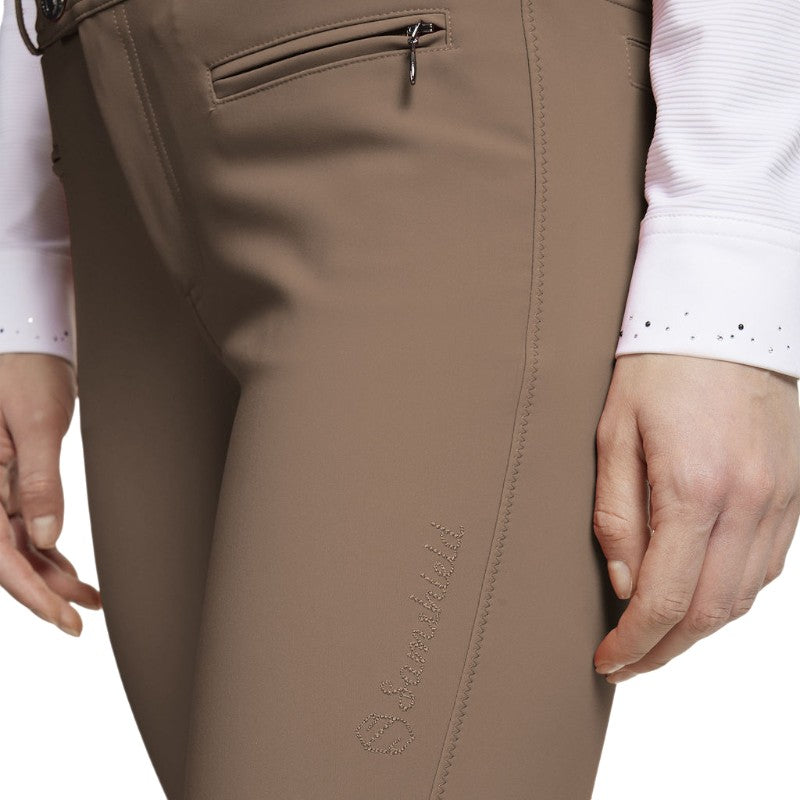 Samshield - Pantalon d'équitation femme Chloé Crystal camel | - Ohlala