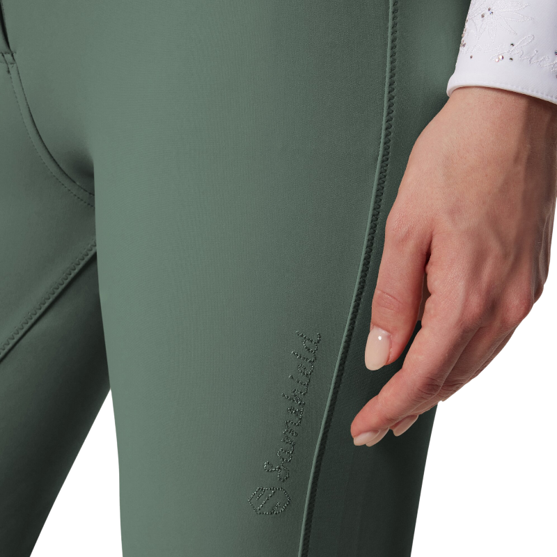 Samshield - Pantalon d'équitation femme Chloe Crystal pistaccio | - Ohlala