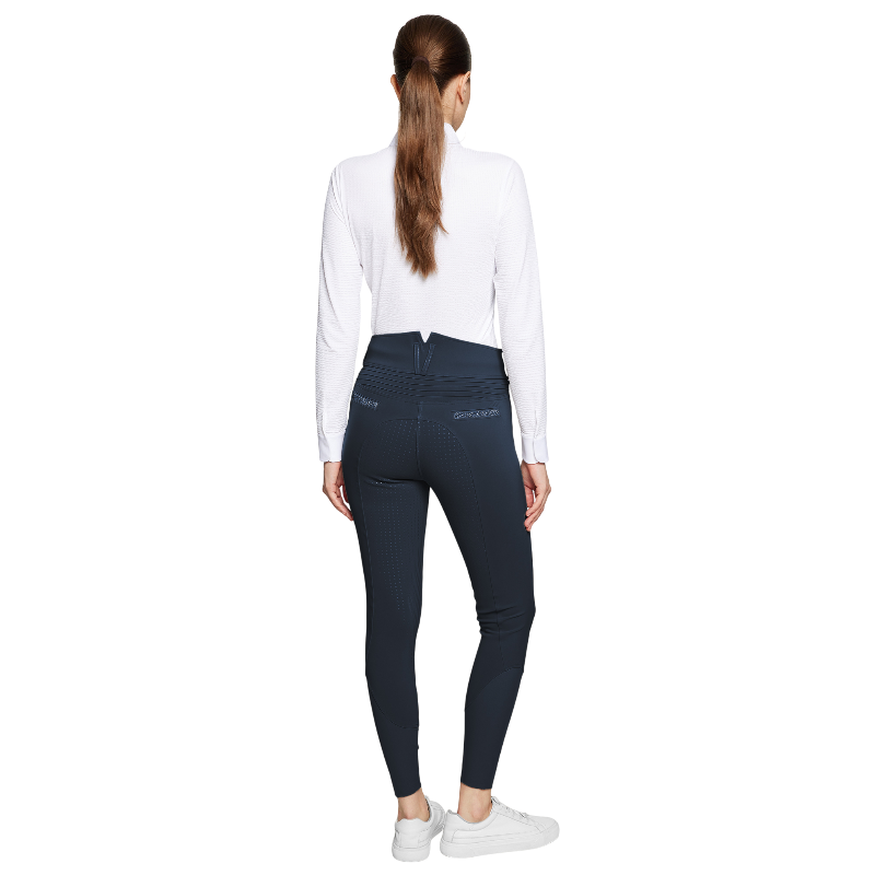 Samshield - Pantalon d'équitation femme Claranova marine full grip