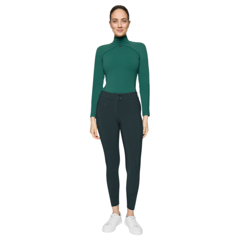 Samshield - Pantalon d'équitation femme Delice Floral moonless night