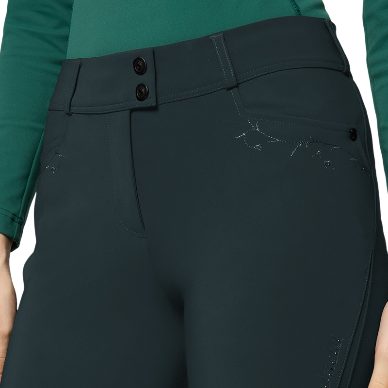 Samshield - Pantalon d'équitation femme Delice Floral moonless night