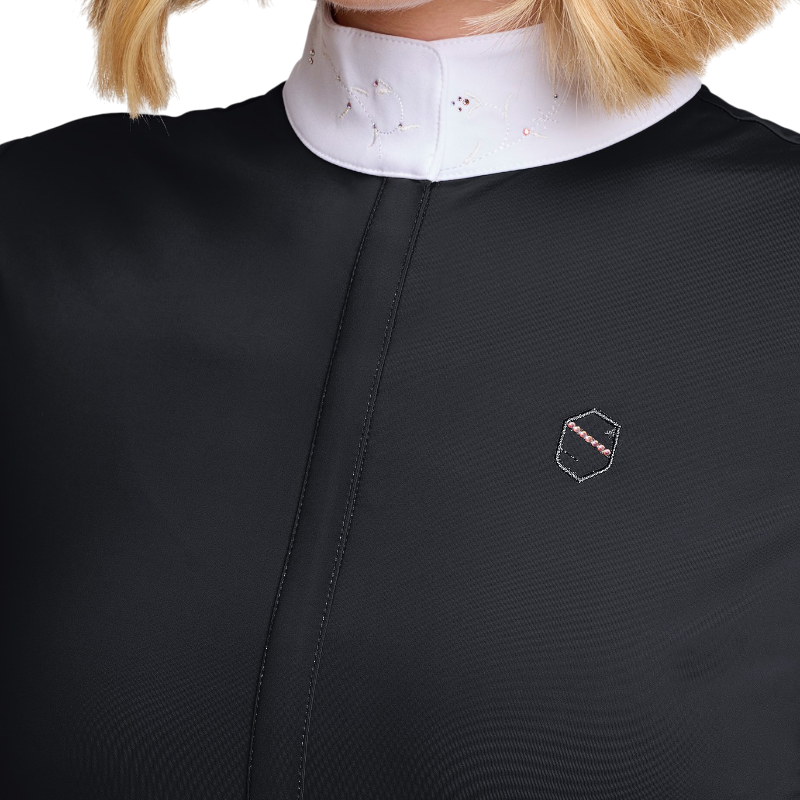 Samshield - Polo manches courtes femme Rosaline noir
