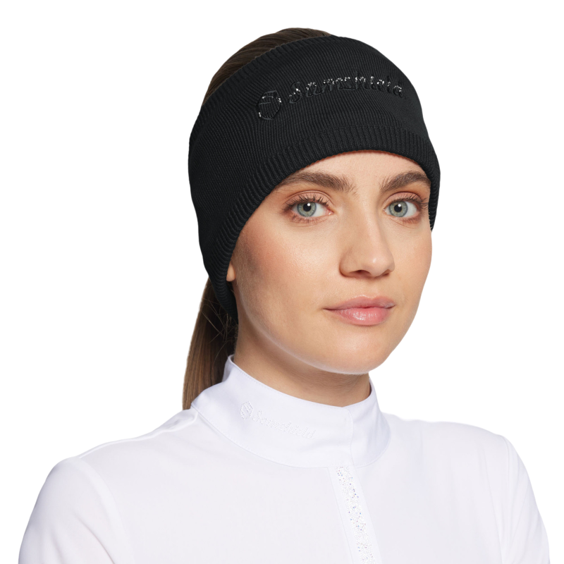 Samshield - Dames hoofdband Amalie Crystal zwart | - Ohlala