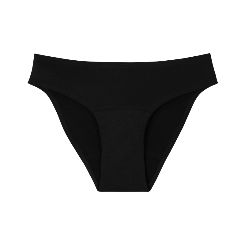 Smoon - Culotte menstruelle fille Selene flux moyen noir | - Ohlala