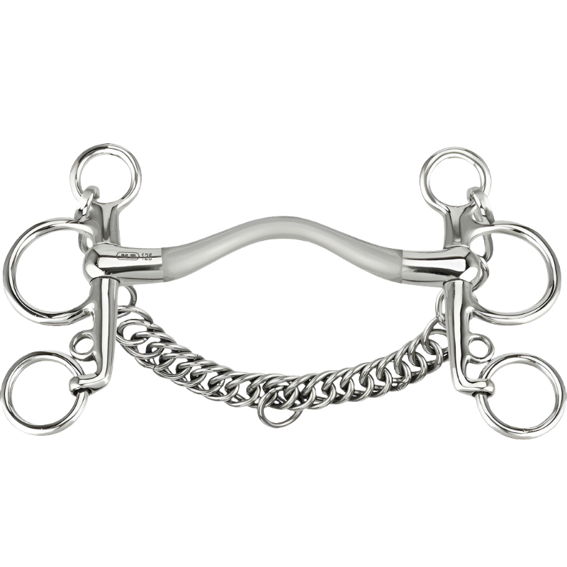 Sprenger - Mors Pelham Satinox droit passage de langue | - Ohlala