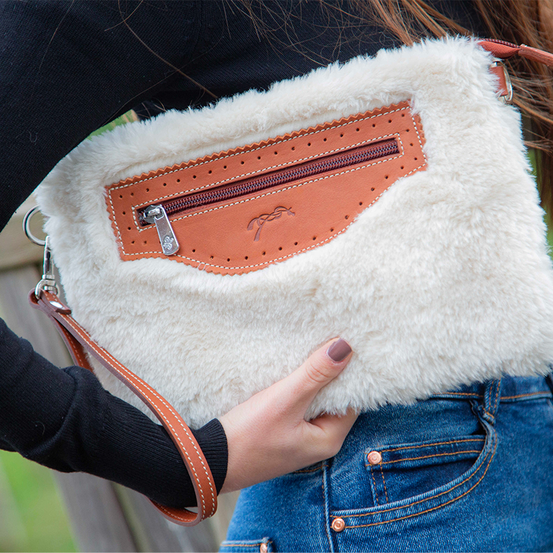 Pénélope - Sac pochette Emilie blanc