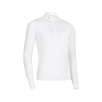 Samshield - Polo lange mouwen dames Faustine wit | - Ohlala