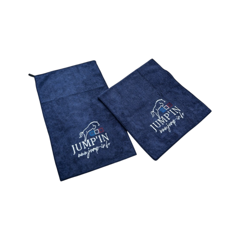 Jump'In - Microvezel grooming handdoek marine | - Ohlala