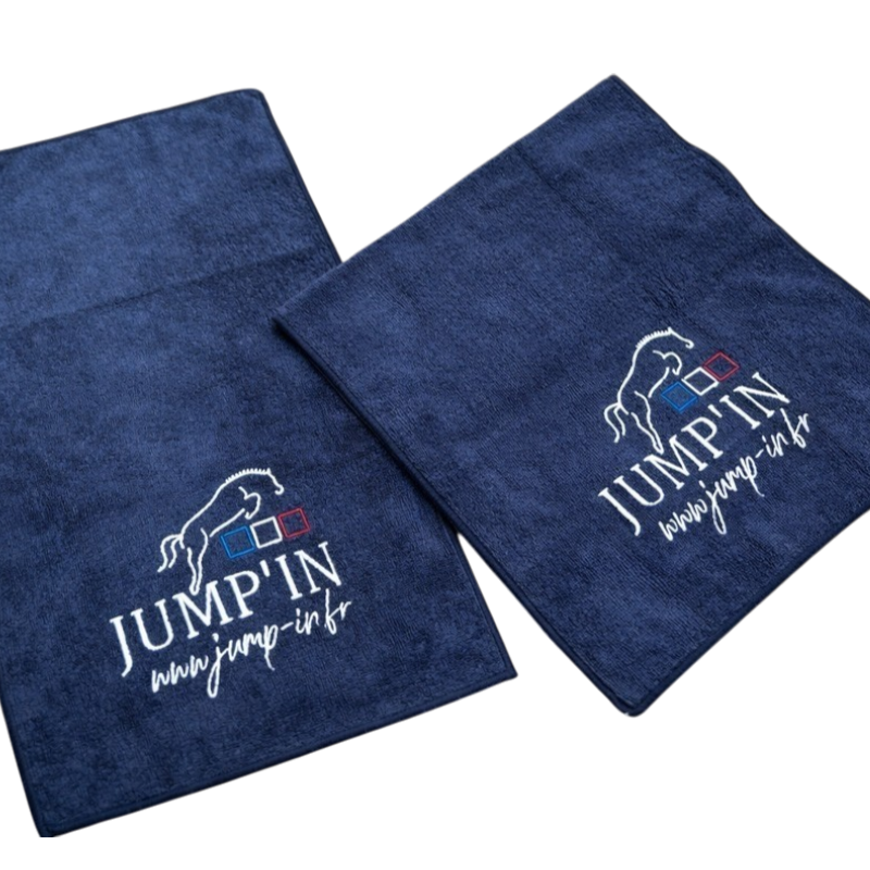 Jump'In - Microvezel grooming handdoek marine | - Ohlala