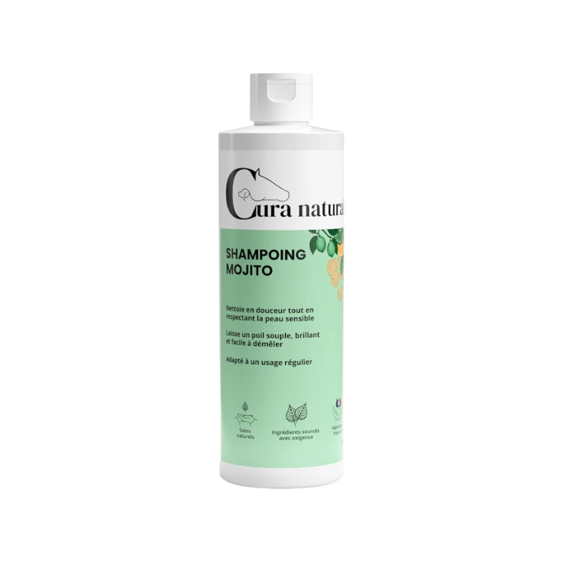 Cura Naturale - Édition limitée - Shampoing pour chevaux mojito