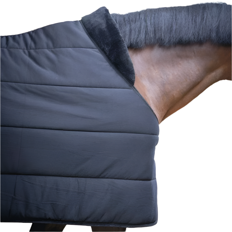 Paddock Sports - Sous-couverture nid d'abeille 200 g noir | - Ohlala