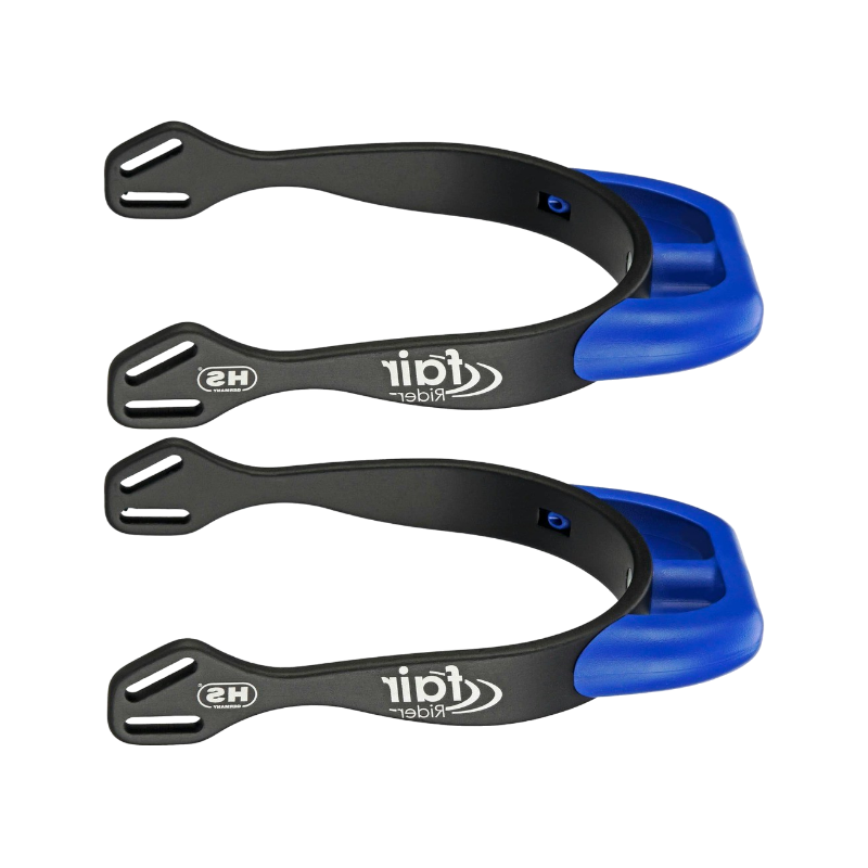 Sprenger - Eperons Fairrider plats noir/ bleu | - Ohlala