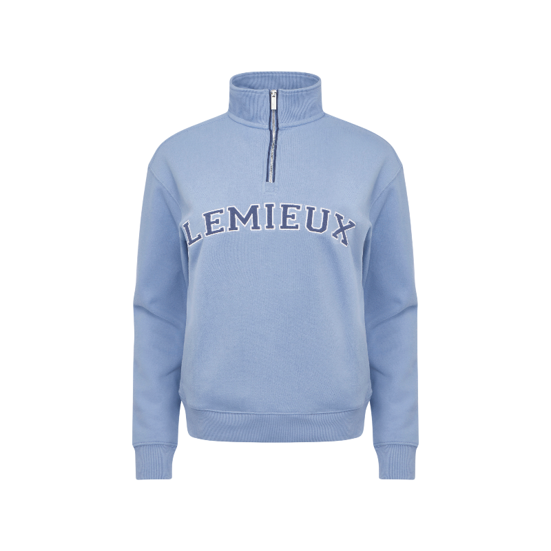LeMieux - Sweat à col zippé femme Kelsie powder blue | - Ohlala