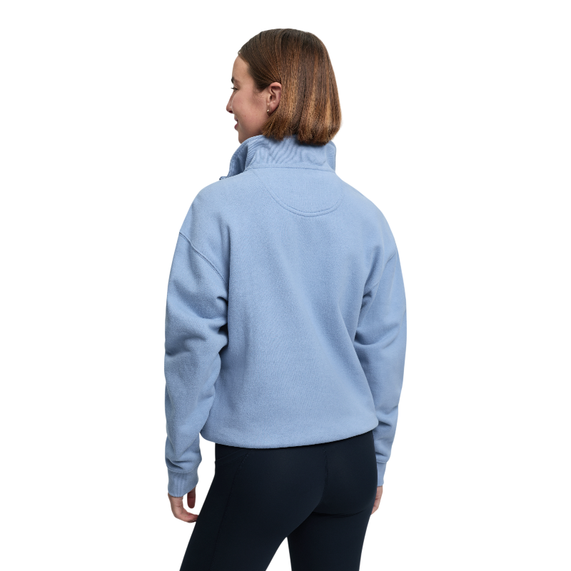 LeMieux - Sweat à col zippé femme Kelsie powder blue | - Ohlala