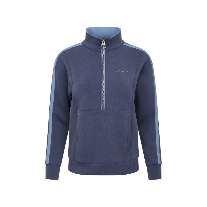 LeMieux - Dames zip-neck sweater Connie shadow | - Ohlala