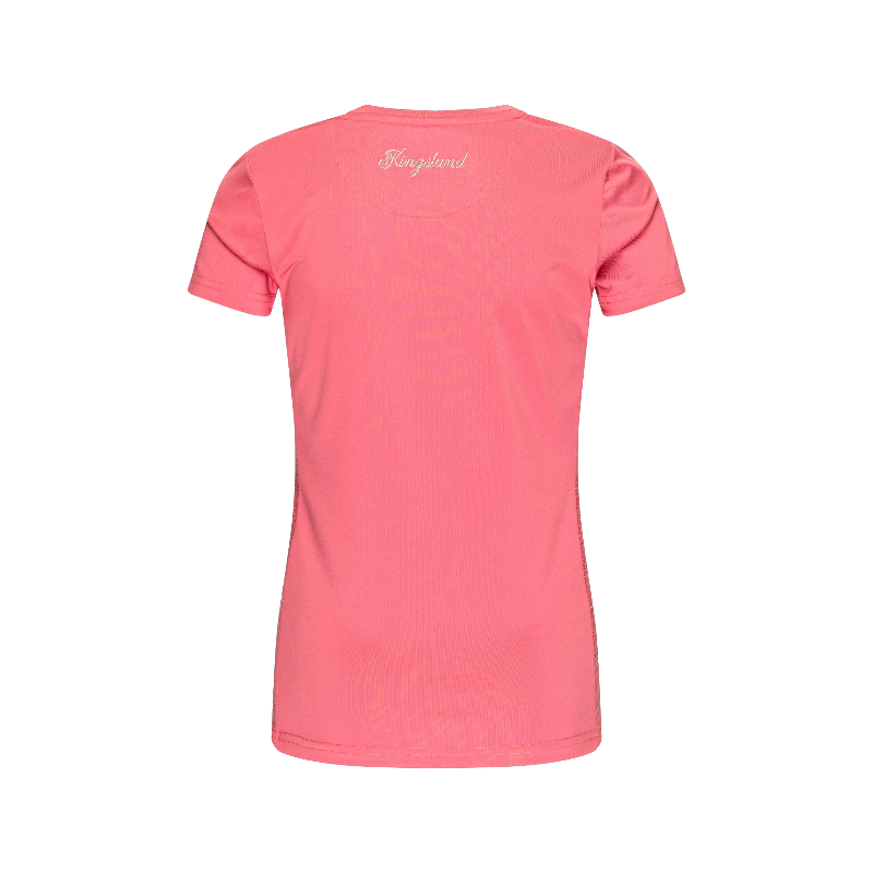 Kingsland - T-shirt à manches courtes enfant Junior Round Neck pink cerise