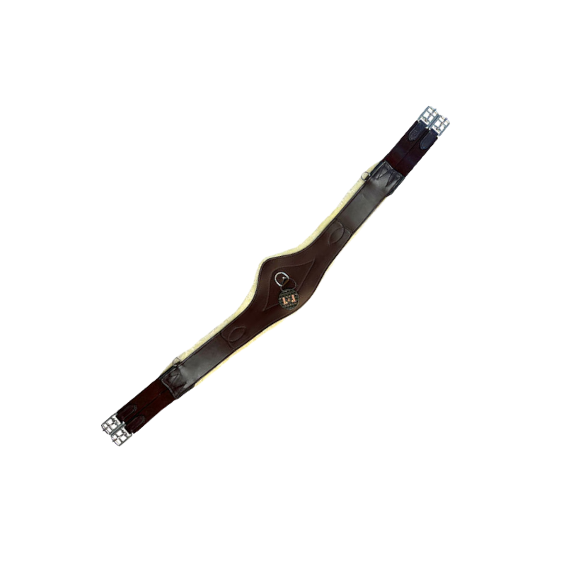 TdeT - Sangle anatomique en cuir mouton havane | - Ohlala