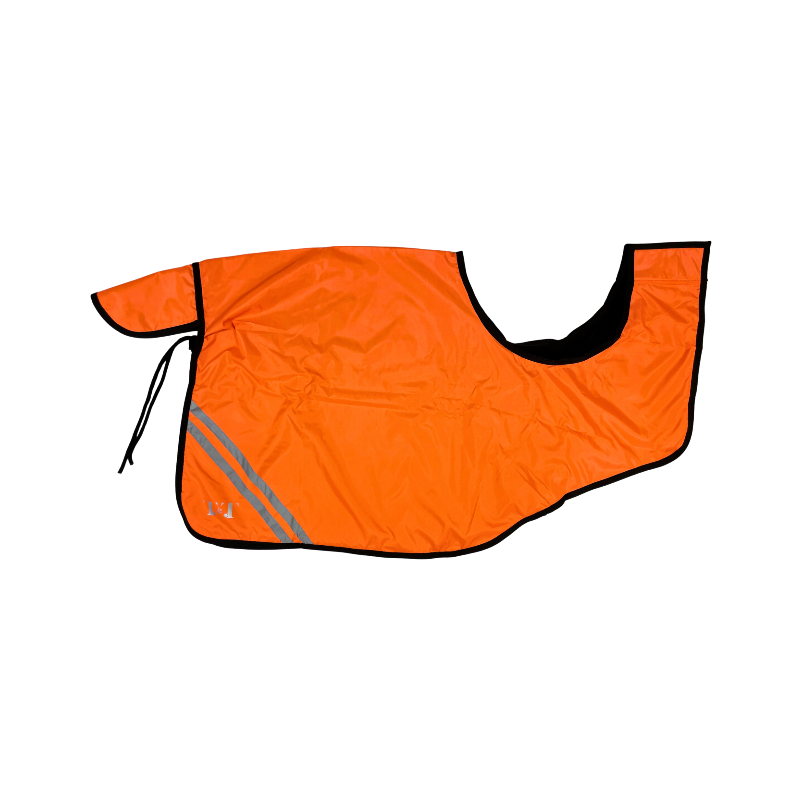 TdeT - Couvre-reins réfléchissant doublé polaire orange 0g