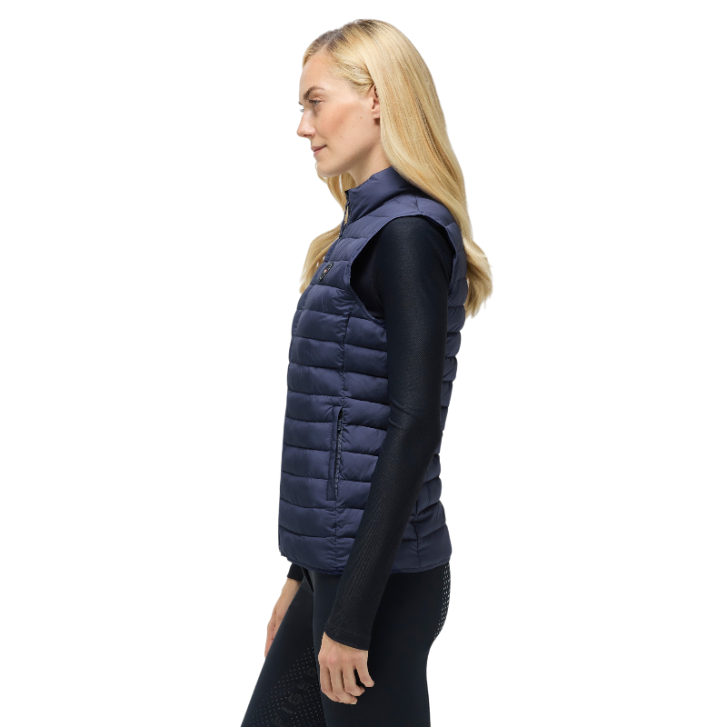 Tommy Equestrian - Serano faded indigo mouwloos damesvest