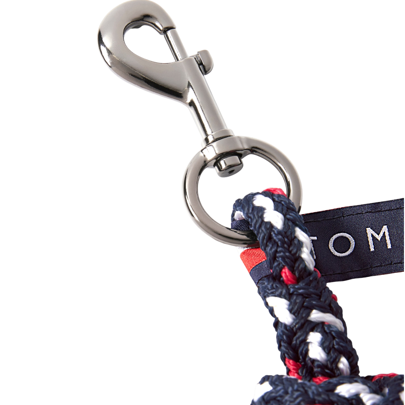 Tommy Hilfiger Equestrian - Halster met synthetisch schaapsvacht Kennedy desert sky