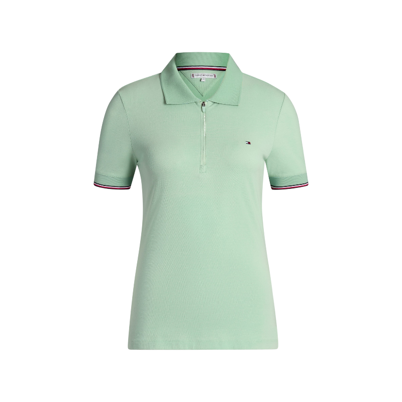 Tommy Equestrian - Dames rijpolo korte mouwen Anaheim belair mint