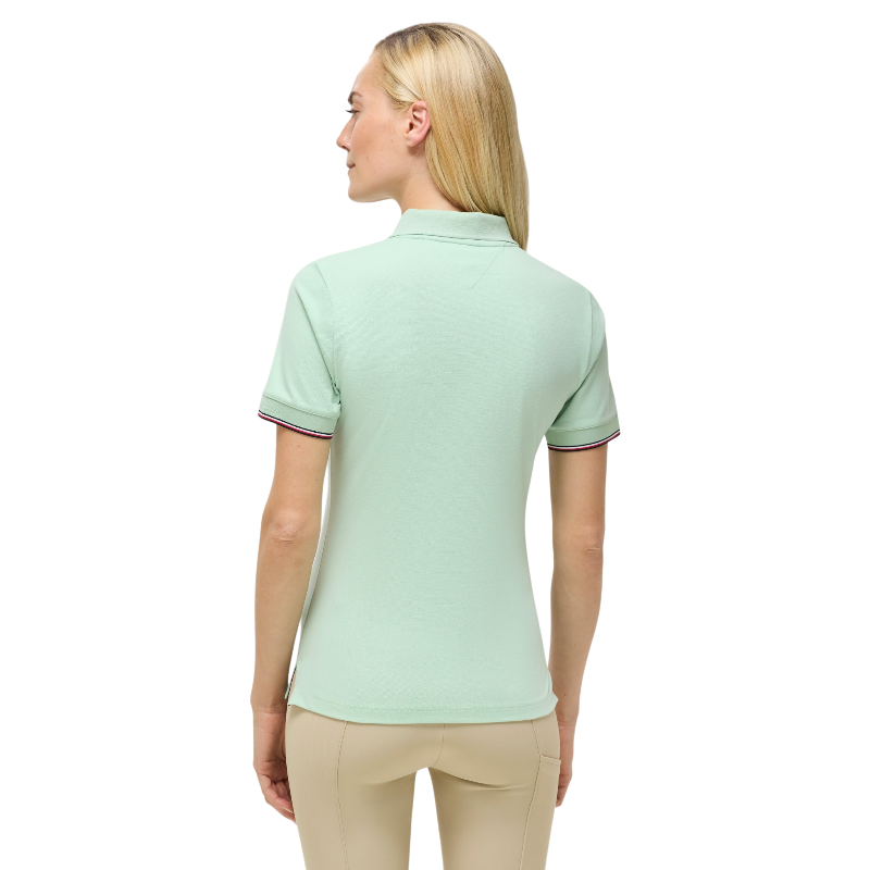 Tommy Equestrian - Dames rijpolo korte mouwen Anaheim belair mint