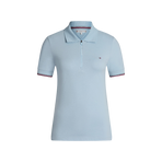 Tommy Hilfiger Equestrian - Polo d'équitation manches courtes femme Anaheim sweet blue