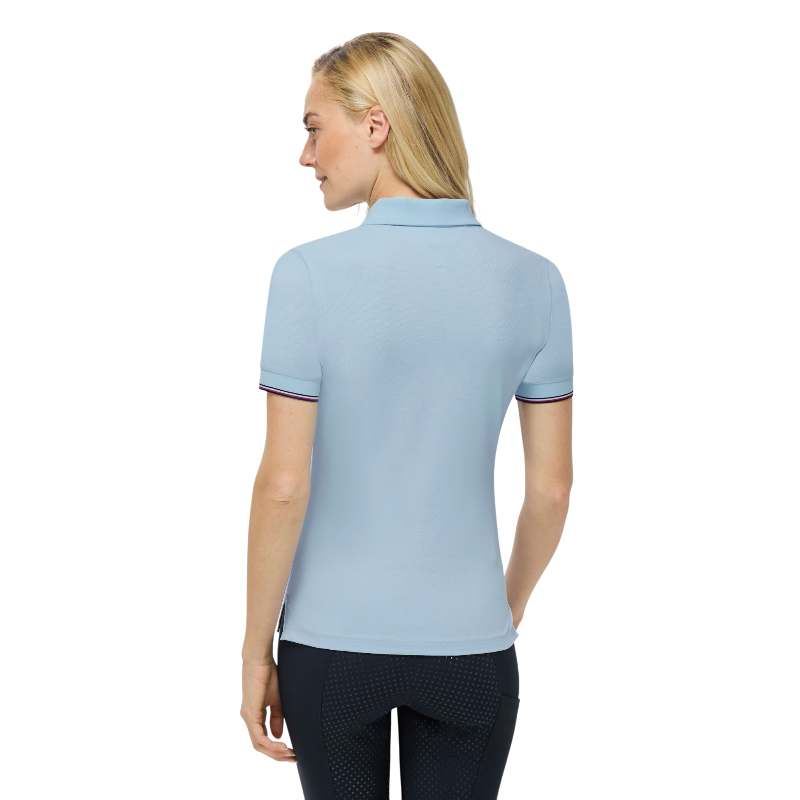Tommy Equestrian - Rijpolo korte mouwen dames Anaheim sweet blue